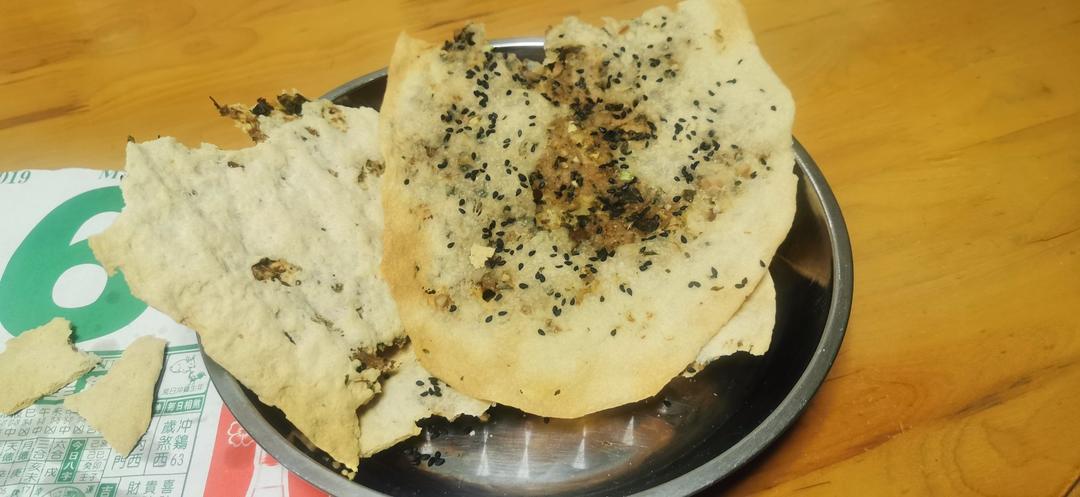 香喷喷的自制锅盔