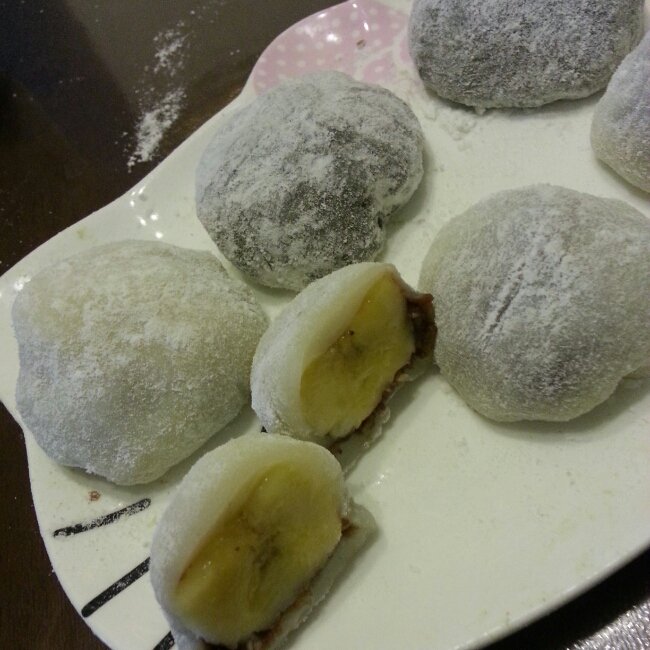 抹茶红豆大福