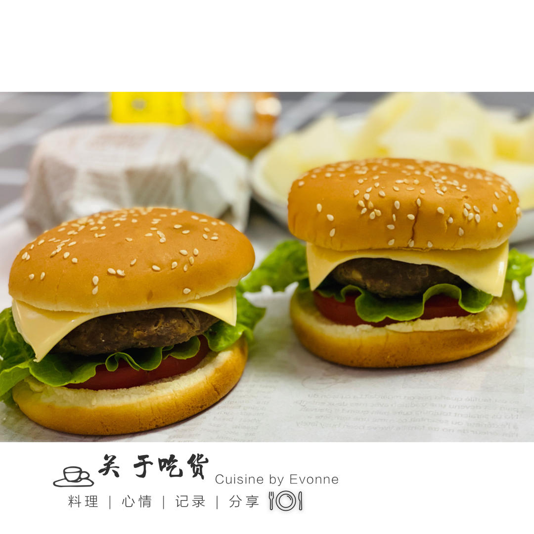 超详细汉堡牛肉饼｜附自制汉堡搭配#Healthymeals#减脂必撸16