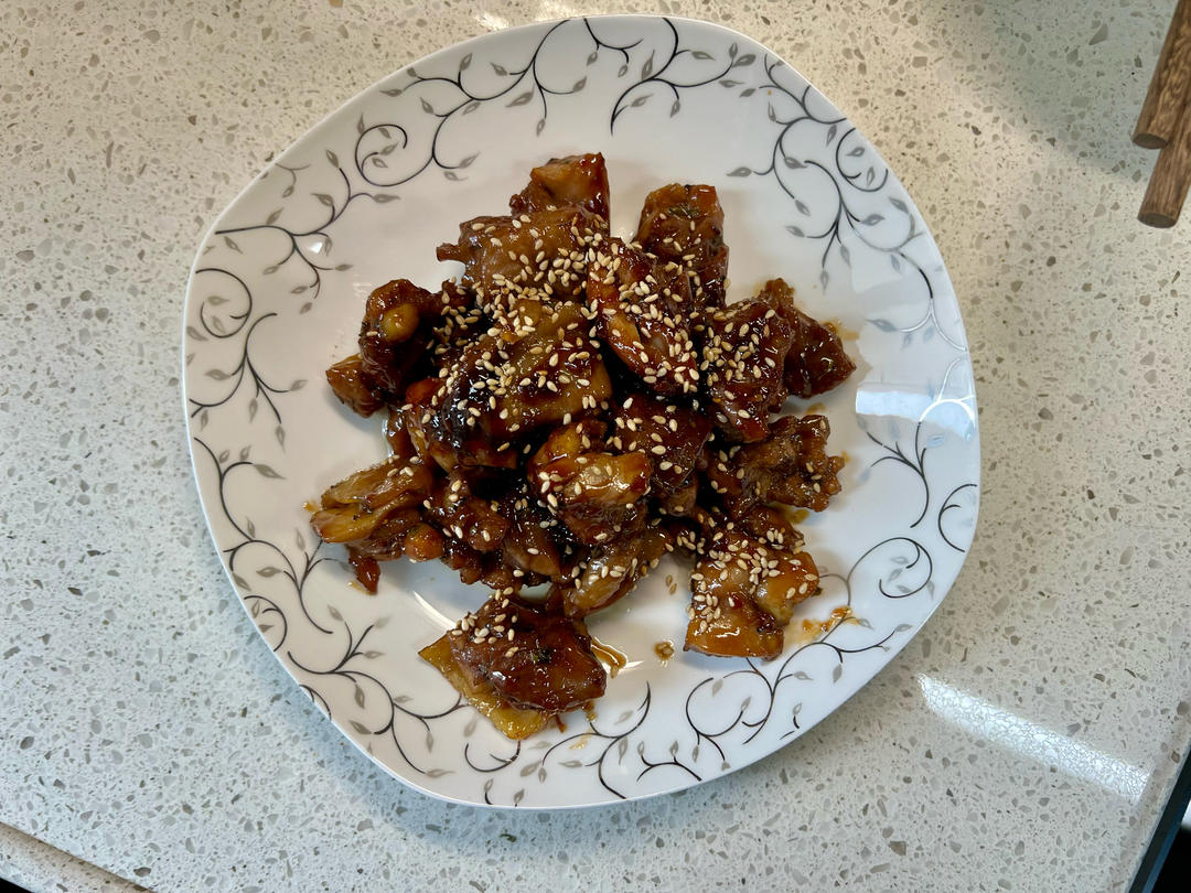 蒜香蜂蜜无骨鸡腿(内附动图去骨方法)