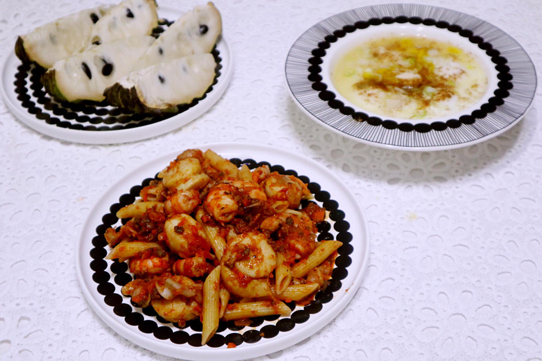 营养早餐～肉酱扇贝意大利面