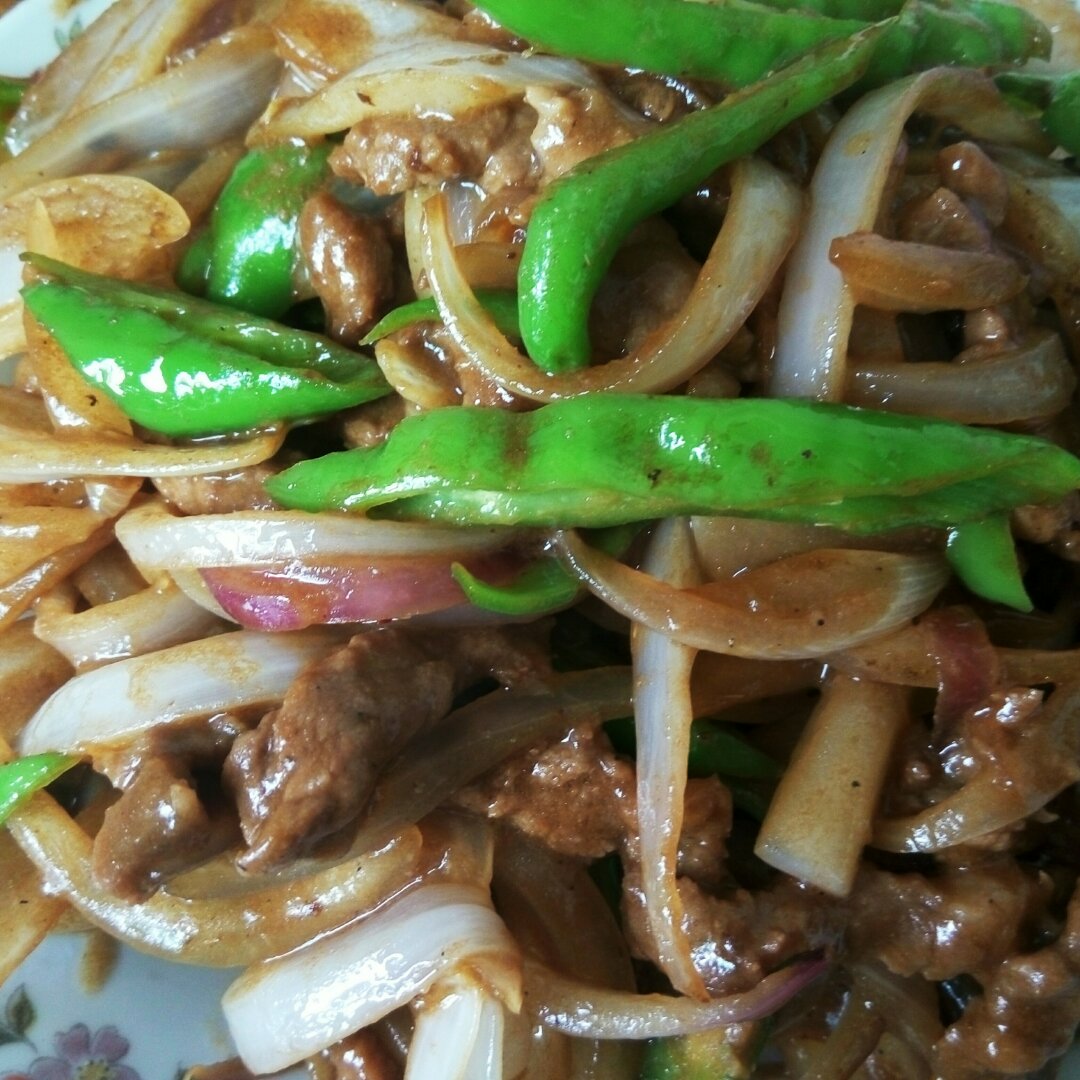 洋葱牛肉丝