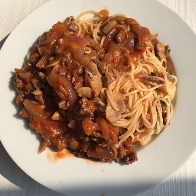 番茄肉酱意大利面