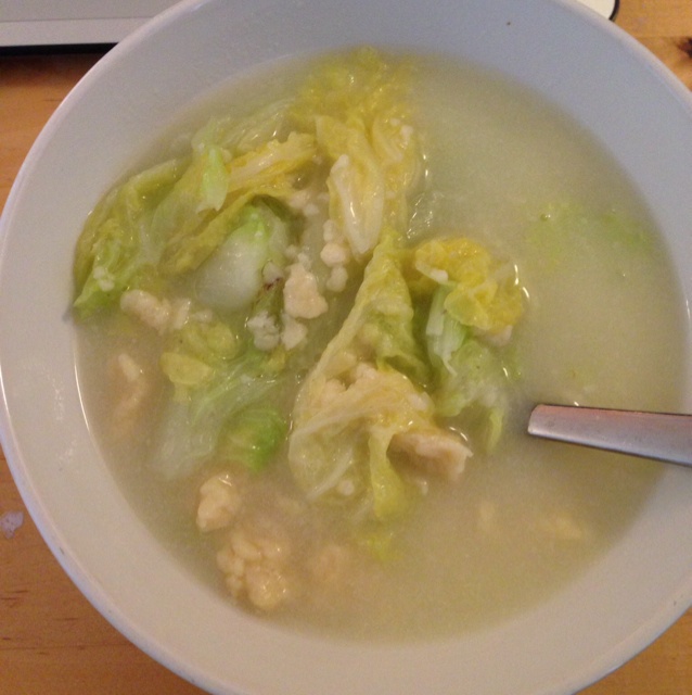 蔬菜鸡蛋面疙瘩