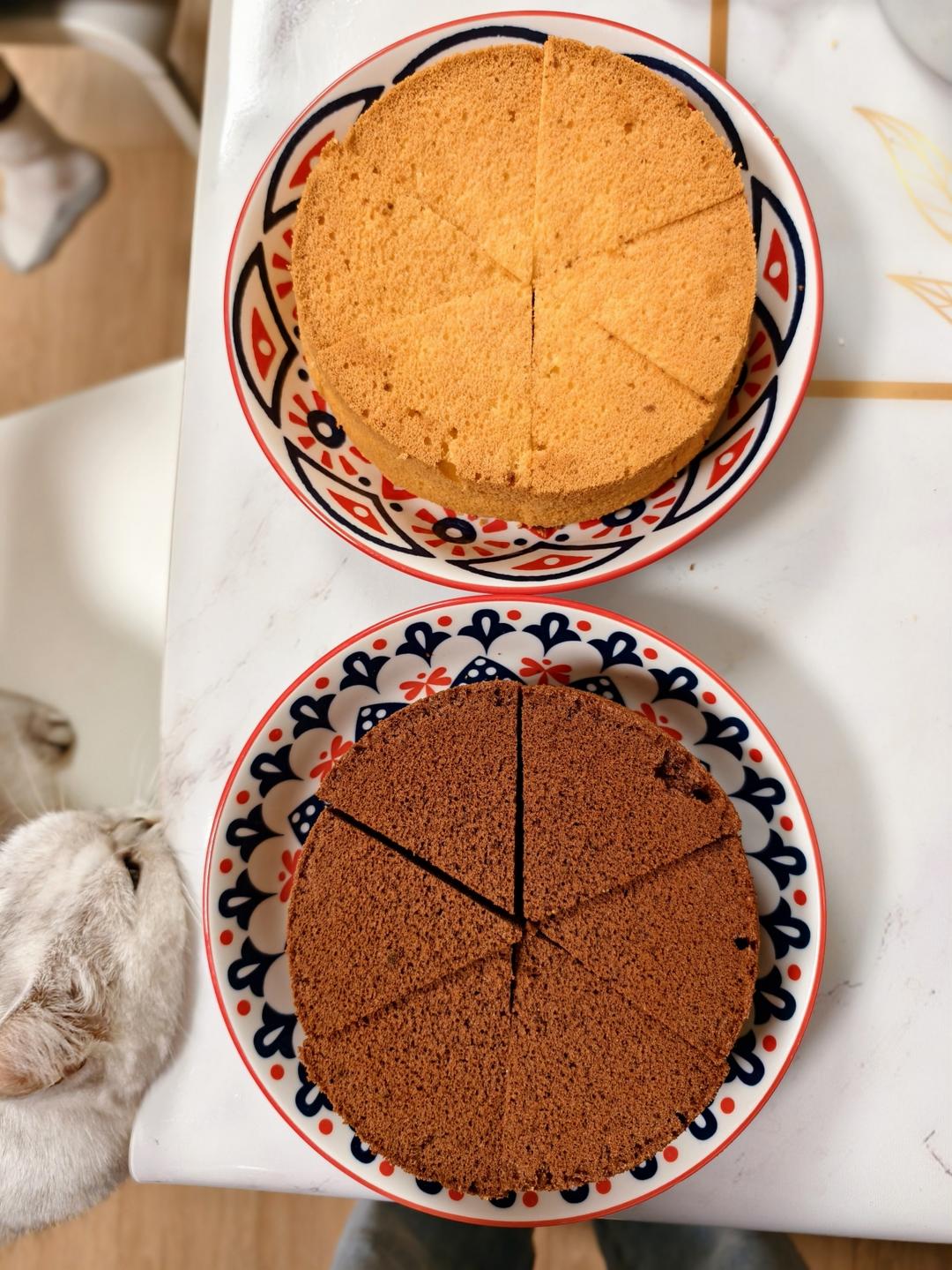 巧克力戚风蛋糕6寸(基础易成功版)