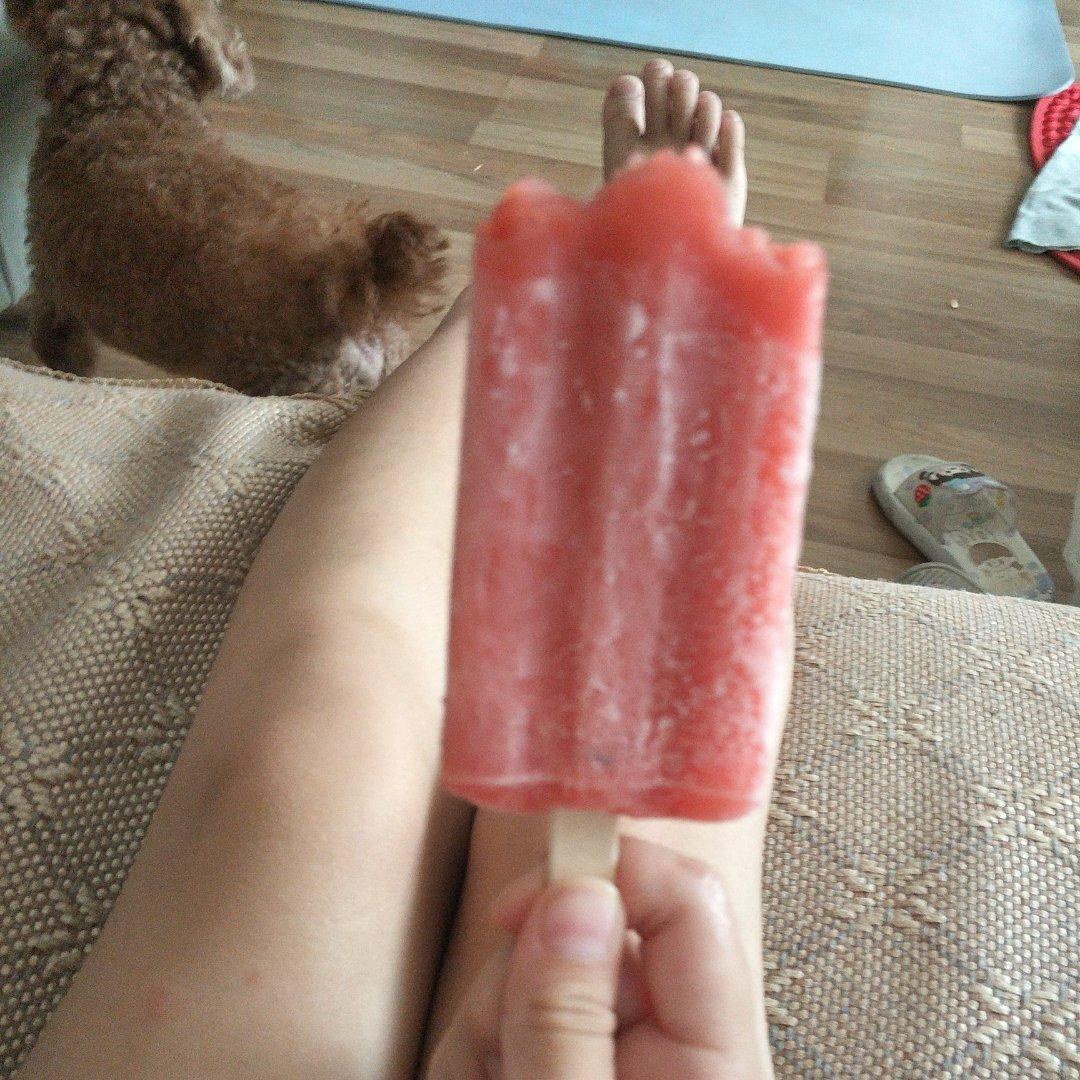 0失败的草莓雪糕❗️材料简单无冰渣巨好吃