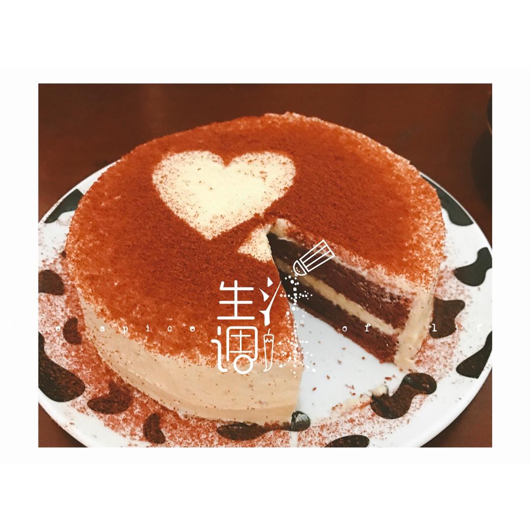 8寸红丝绒蛋糕