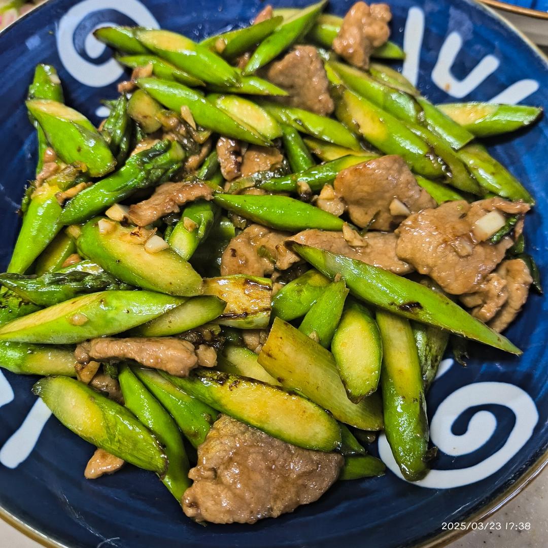 芦笋炒肉