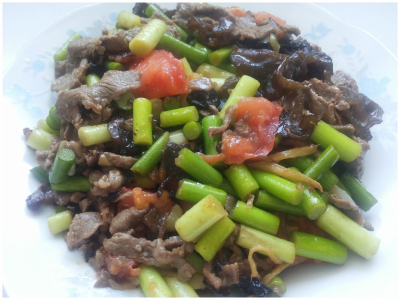 蒜薹炒肉