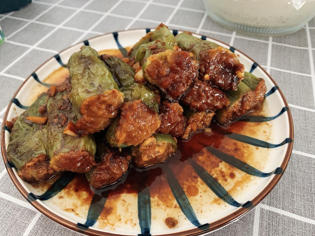 青椒娘炮的做法