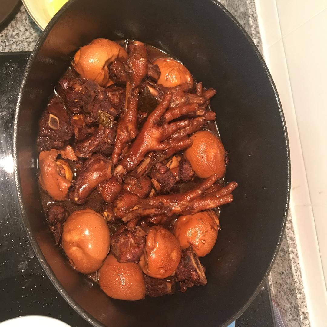 啤酒卤蛋烧排骨