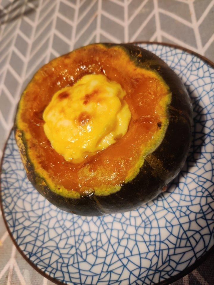 贝贝南瓜牛奶炖蛋🎃