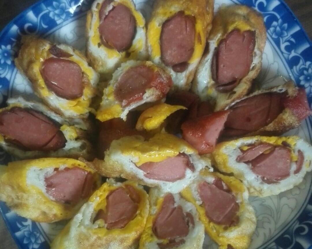 蛋包肠的做法