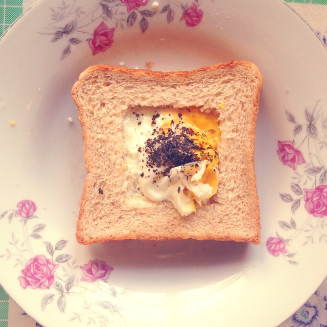 烤吐司（微波炉简易版）