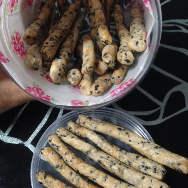 咸味黑芝麻普雷结