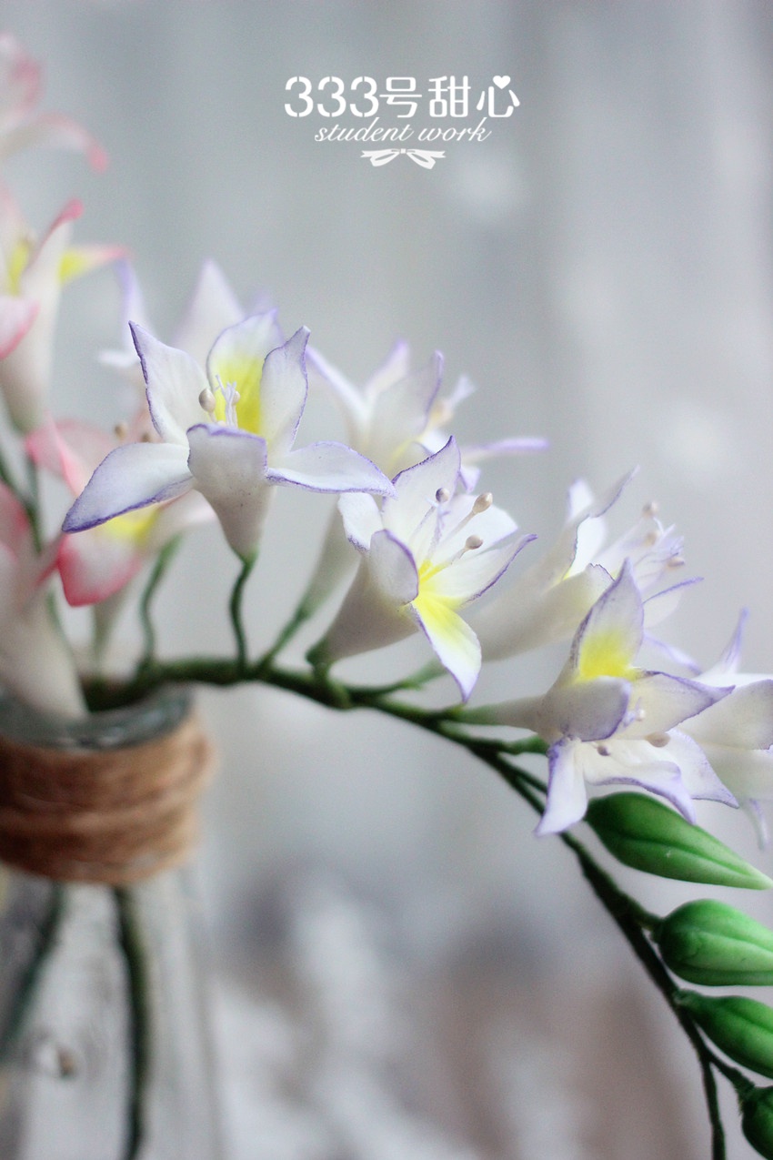 学生翻糖花作品