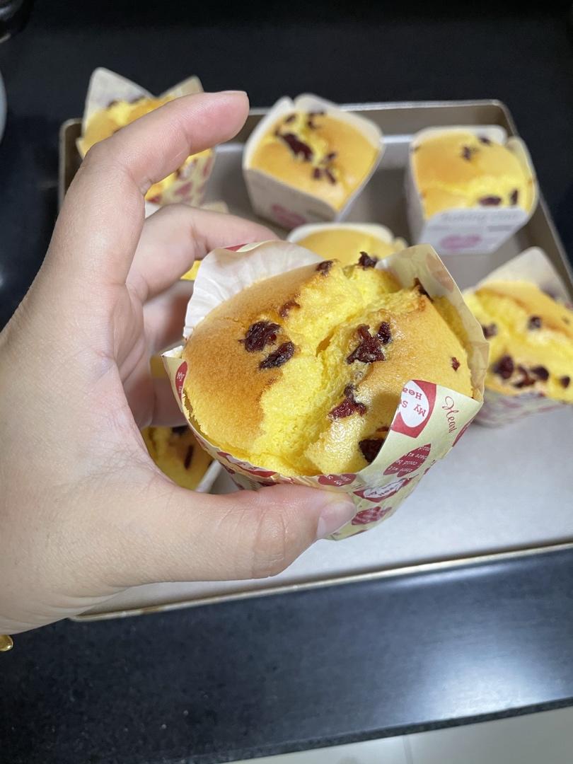 蔓越莓纸杯蛋糕🧁（简单不翻车）