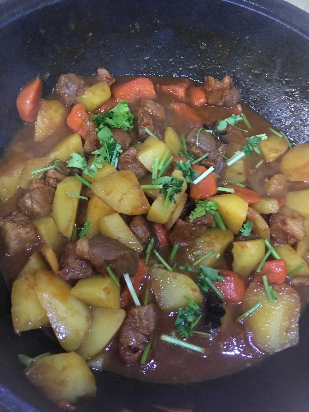 番茄土豆炖牛腩