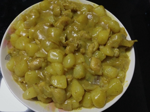 土豆咖喱鸡翅