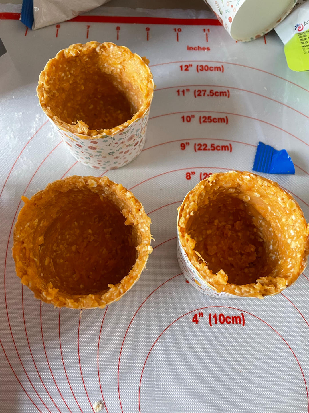 低脂甜品-0糖0油0厨艺的红薯燕麦蛋挞