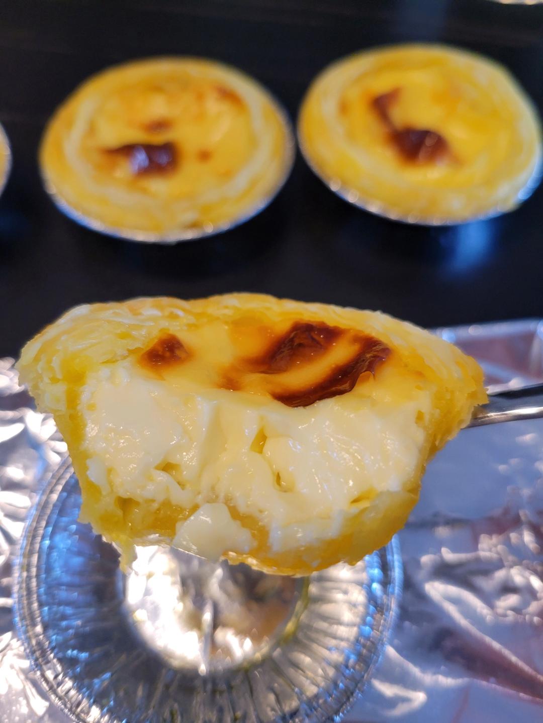 超嫩滑的葡式蛋挞(全蛋版)新手友好『秒杀KFC』