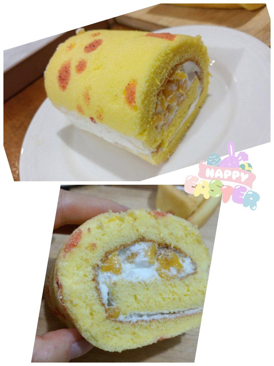 春风十里桃花奶冻蛋糕卷