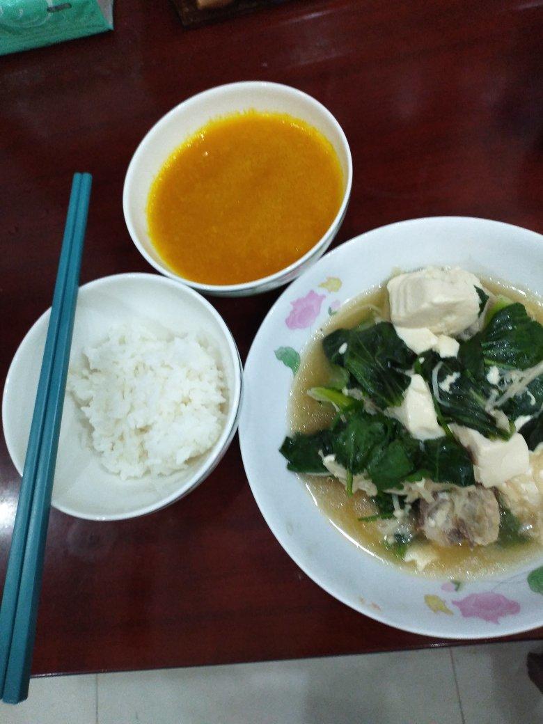青菜豆腐