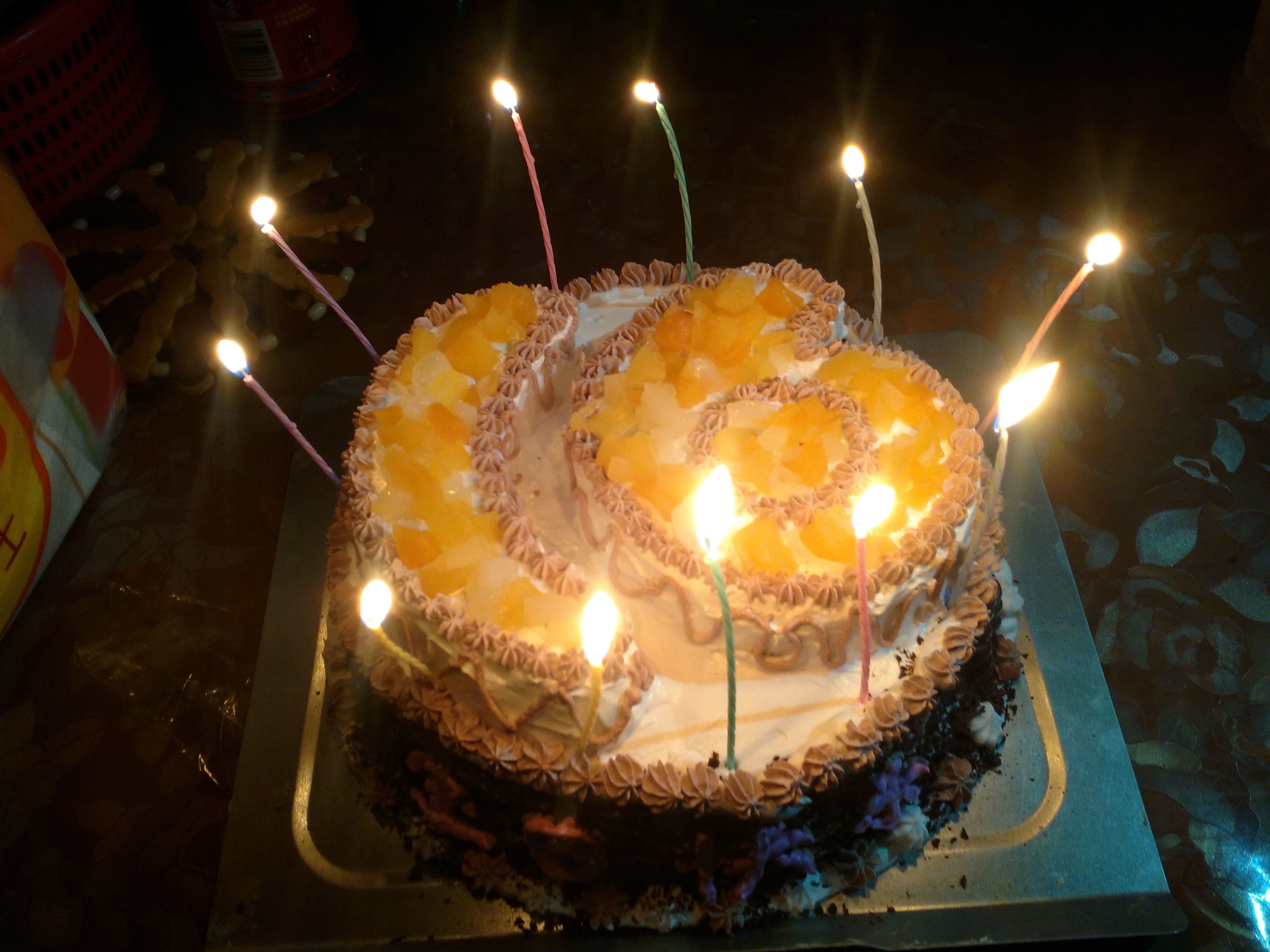 妈妈60岁的生日蛋糕