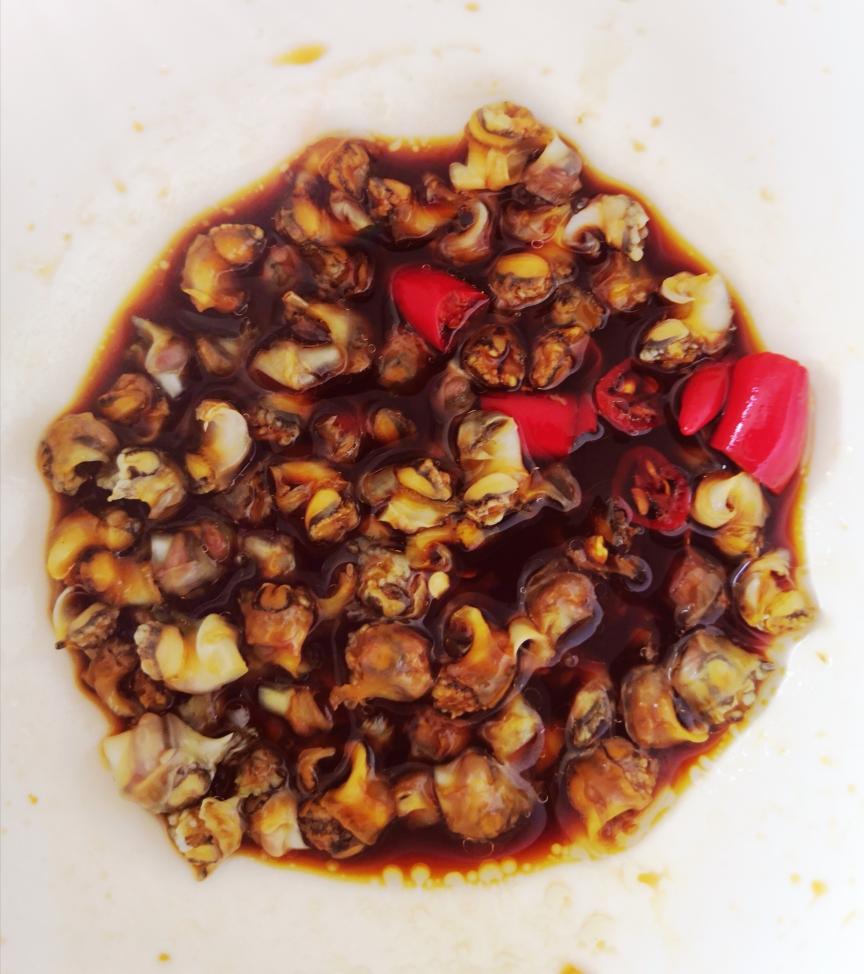 1人做过这道菜bridged_用料酱油2勺醋1勺小米辣椒1个辣螺一斤美味辣螺