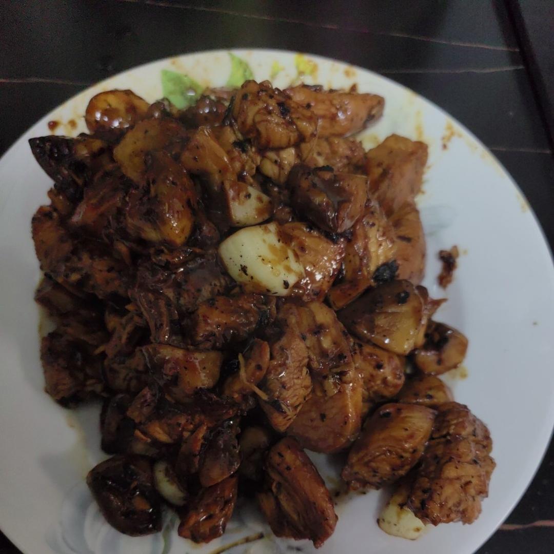 口蘑鸡胸肉