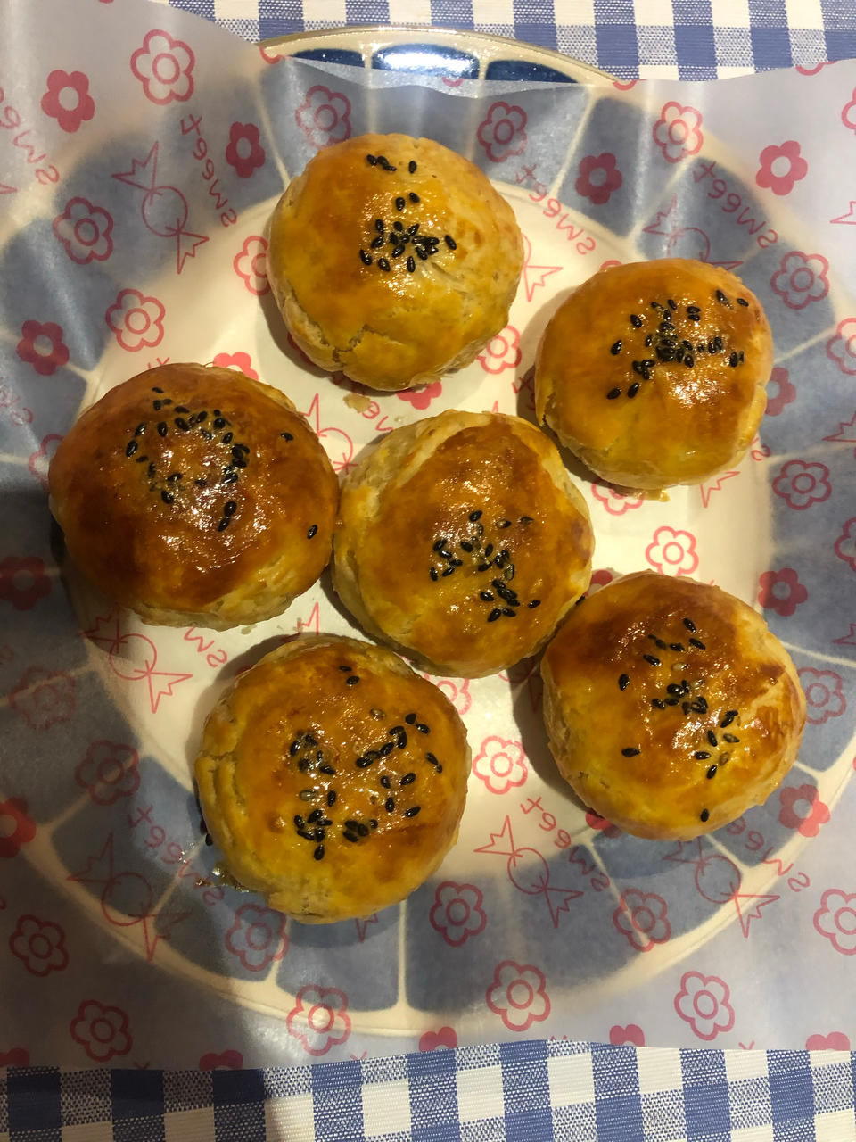 肉松咸蛋黄酥（简易版蛋挞皮）