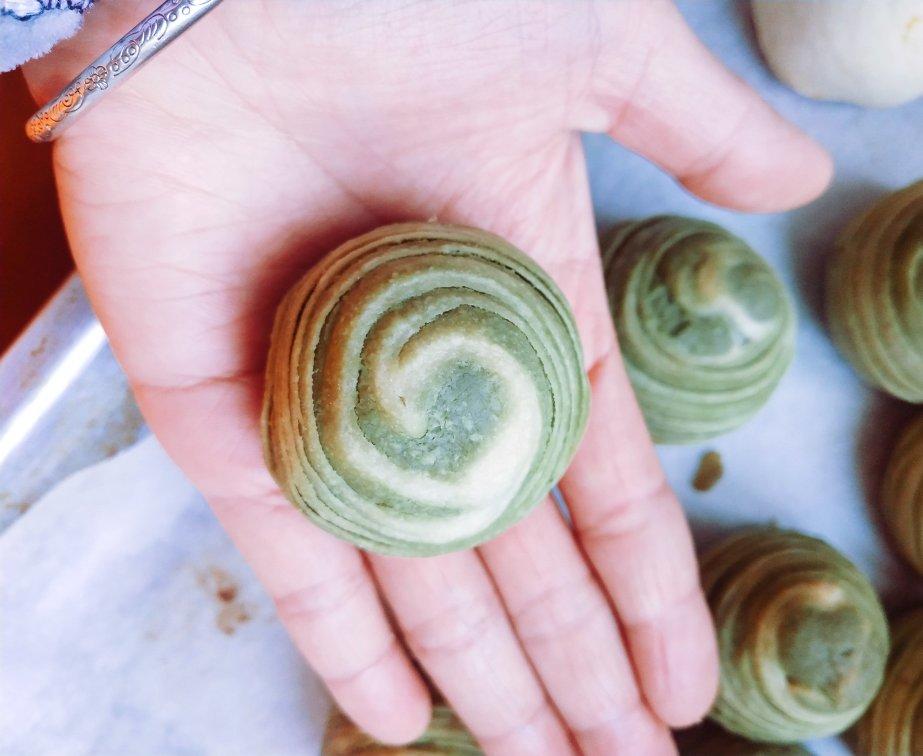 螺旋酥.蛋黄酥.-个人的技巧