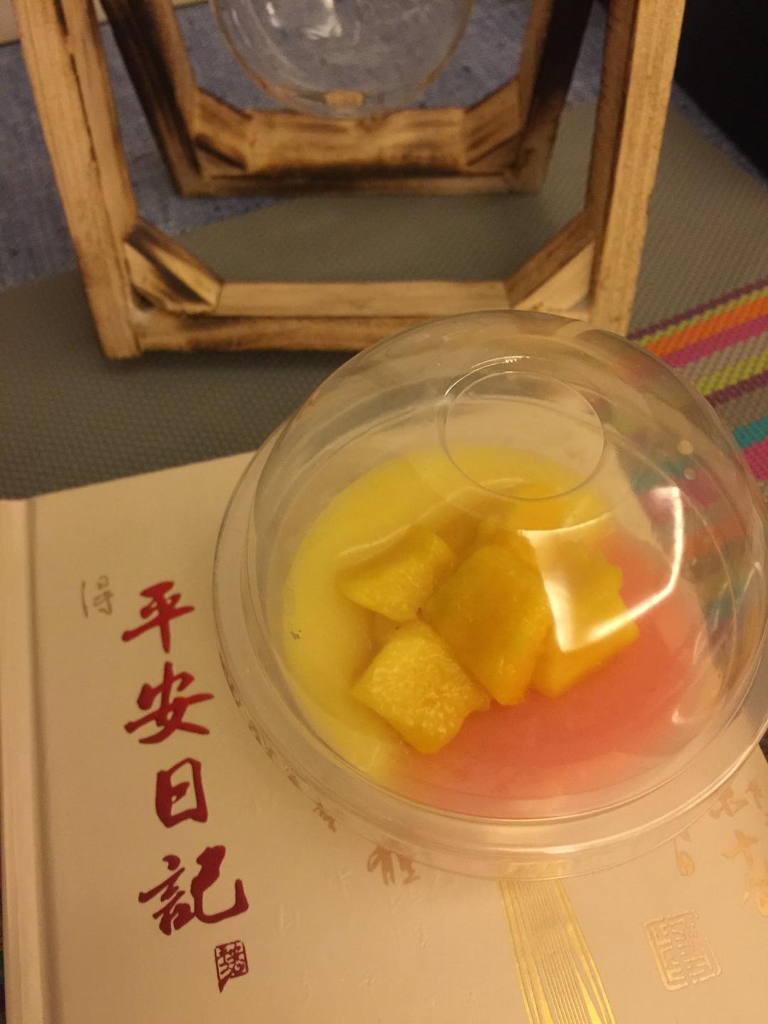 巧克力牛奶心形布丁