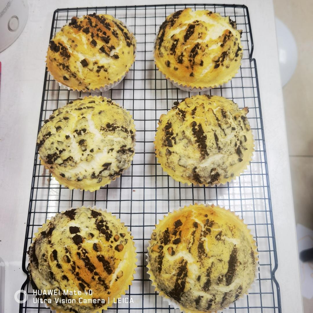 奥利奥脆皮面包🌟外脆里软 真滴好看又好吃！