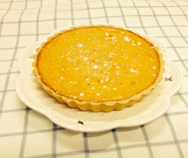 秋季时令小甜品——奶香南瓜派