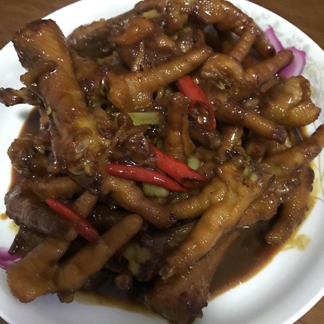 香辣烧鸡爪