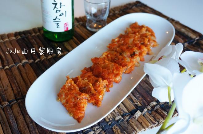 15分钟完成韩式泡菜饼／辣白菜饼的做法