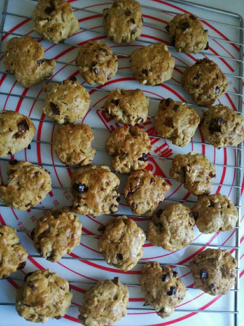 红枣红糖核桃饼干