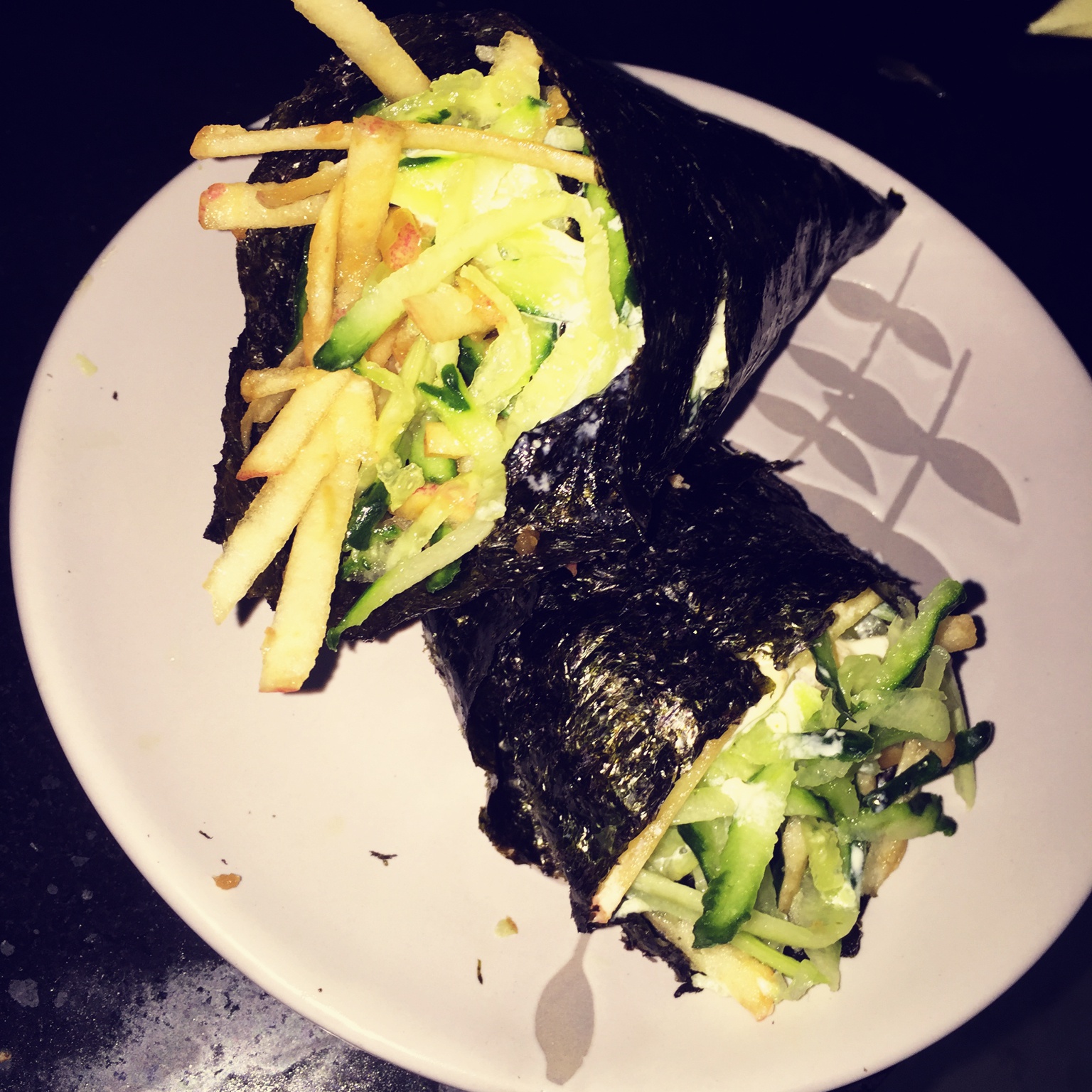 台湾料理(☆_☆)清新水果卷