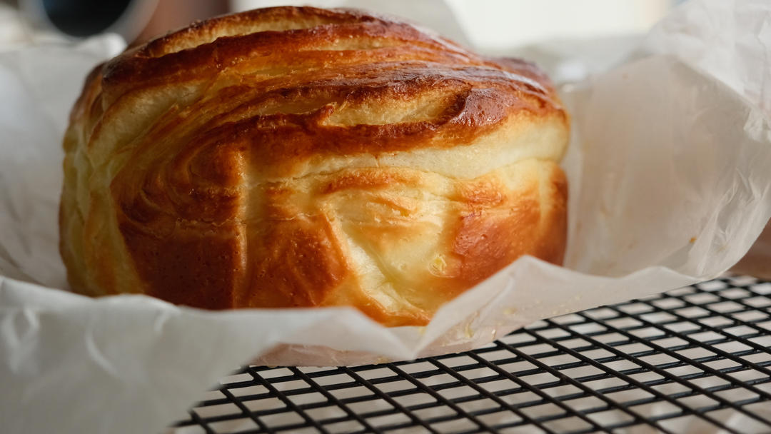 在家也能做的开酥手撕包，口味一点不输店里买的