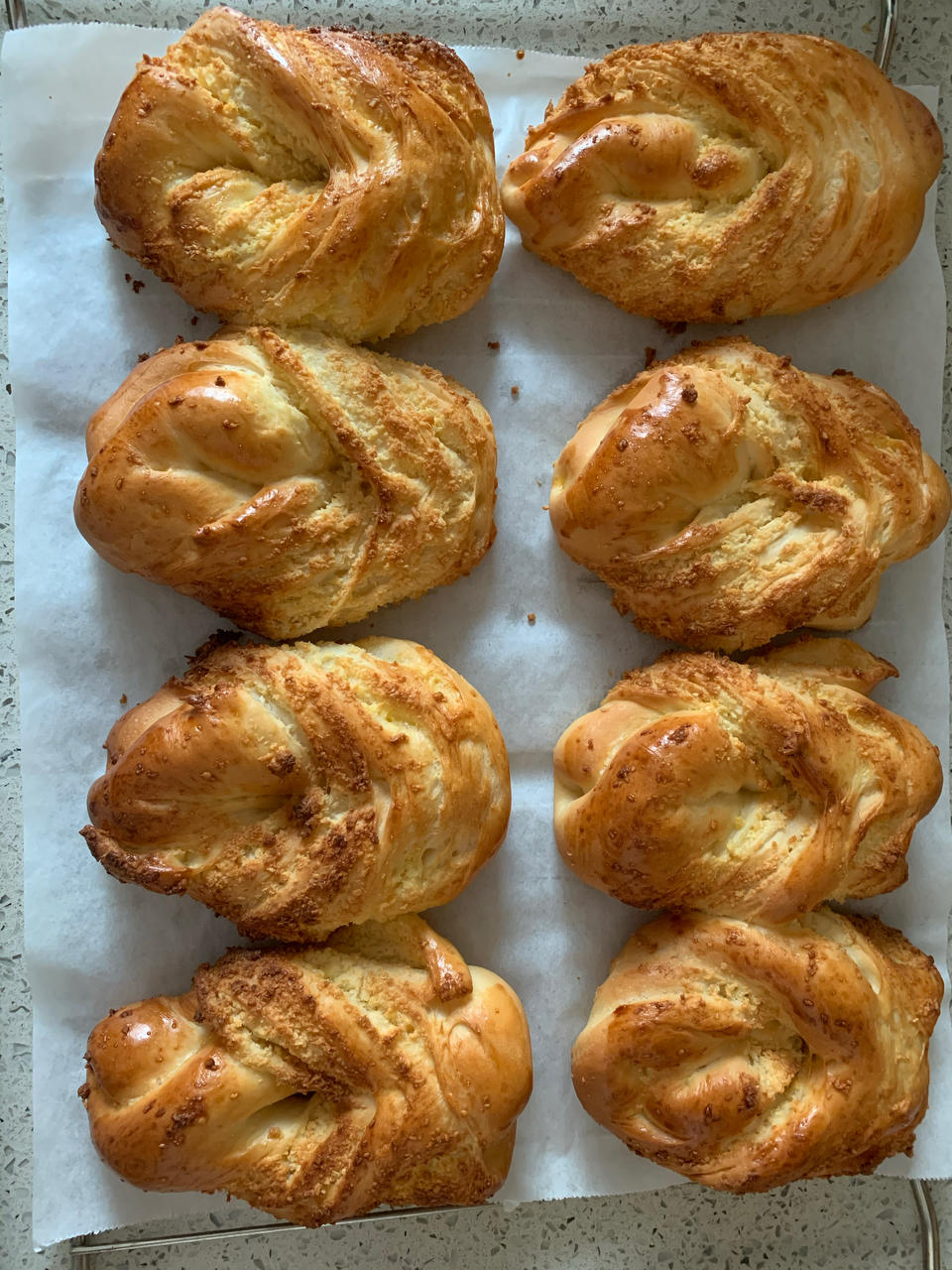 椰蓉淡奶油面包(一次发酵)附椰蓉馅做法