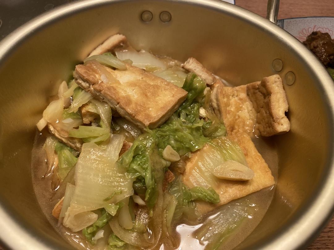 白菜豆腐粉条（素食）
