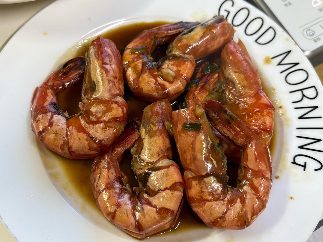 零失败的烧黑虎虾