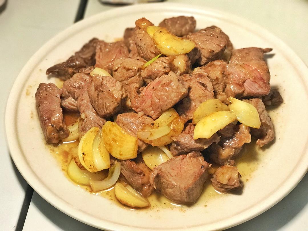 【山姆厨房】蒜子黑椒牛眼粒