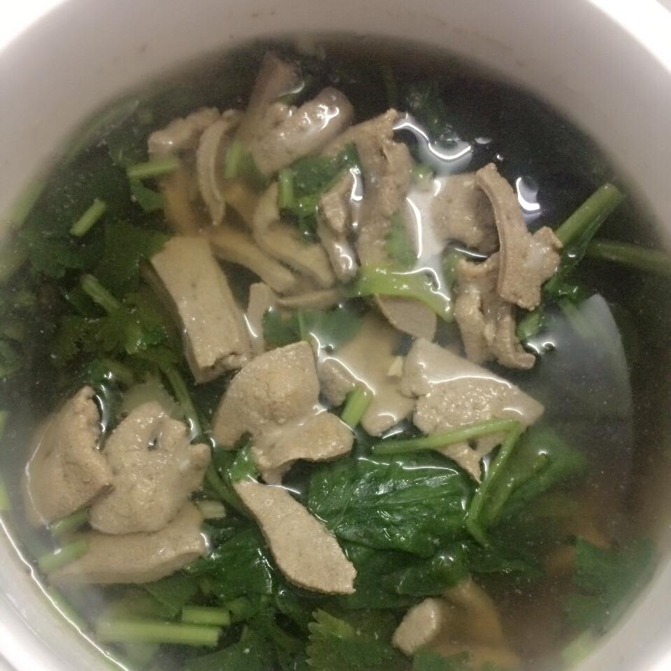 菠菜猪肝汤