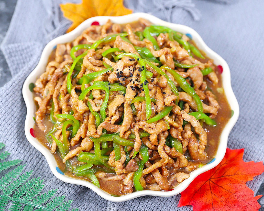 青椒肉丝的做法