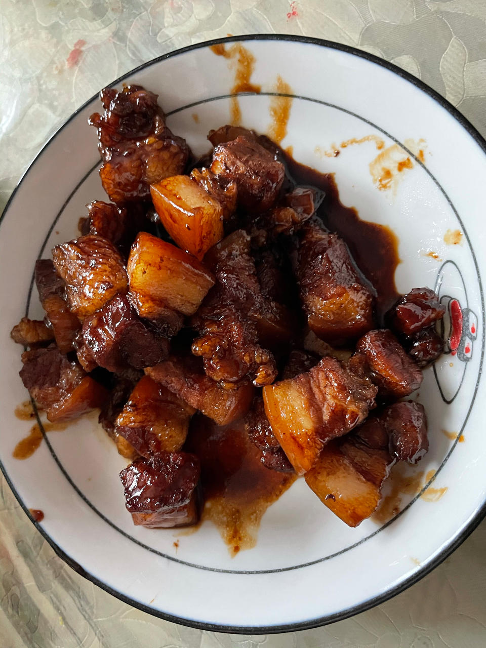 不硬不柴、果味红烧肉