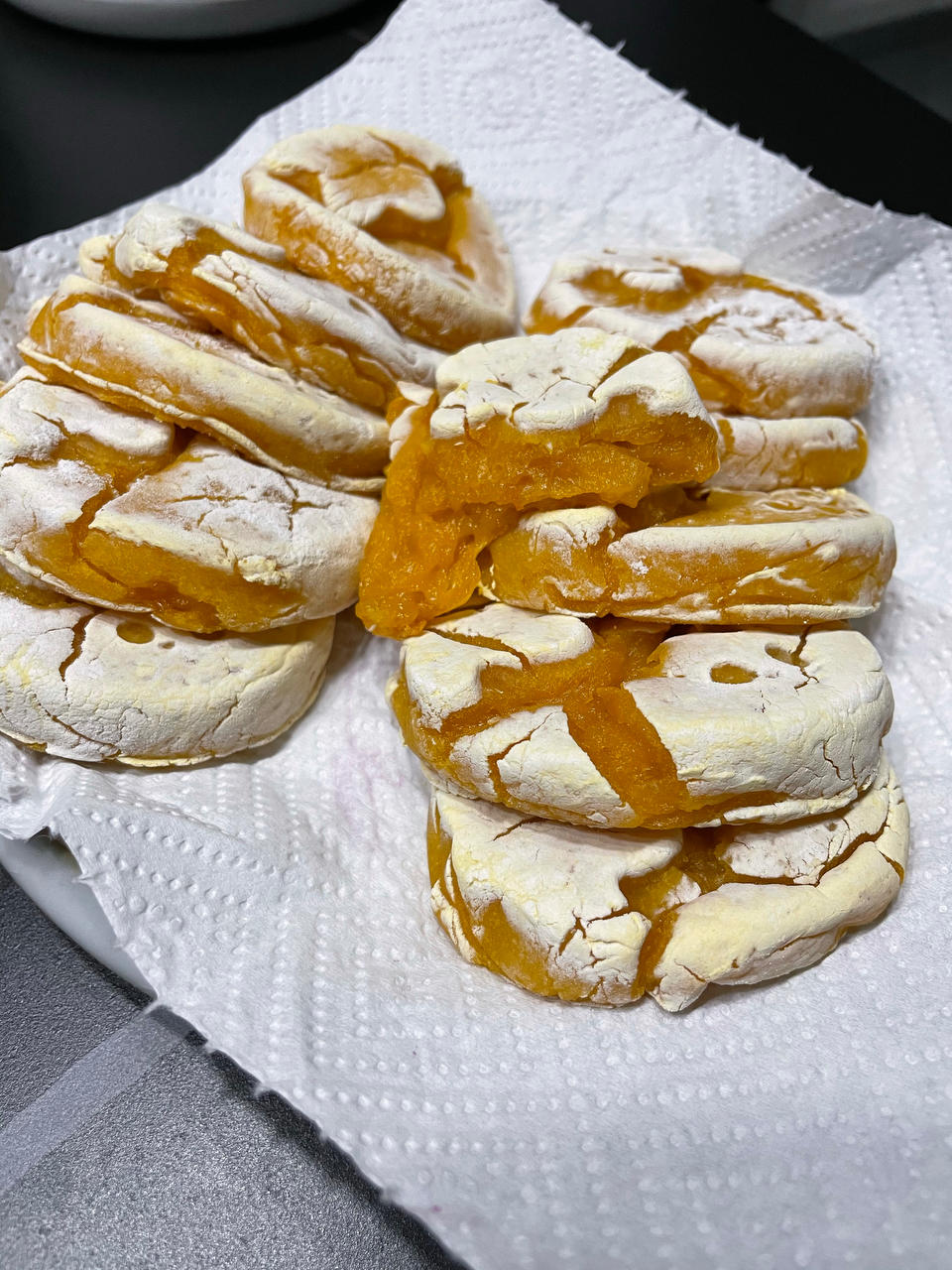 脆皮糯米南瓜饼