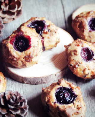 红小豆栗子司康