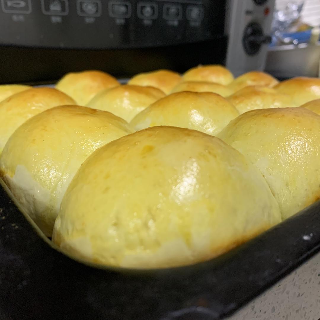 奶黄小餐包-一次发酵超好吃（附快手奶黄馅制作方法）
